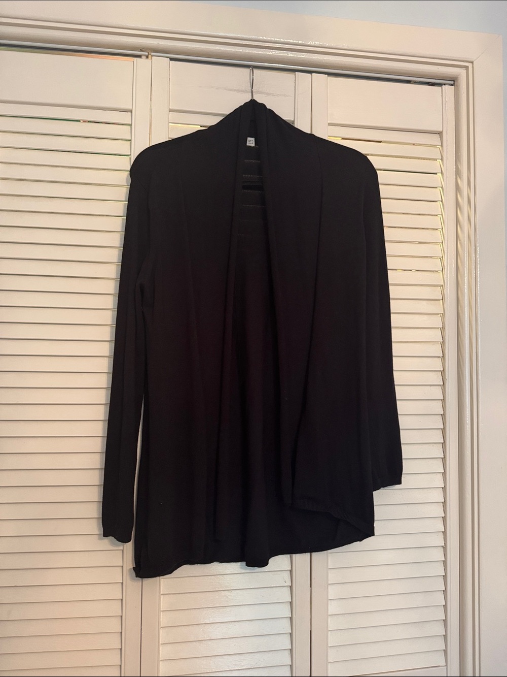 3/$25 Zara Black Open-Front Cardigan